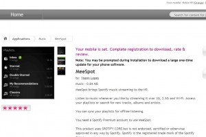 Nokia N9 Spotify Client, MeeSpot, available for free at Nokia Store (+Video)