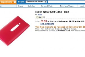Nokia 800 Red case at Amazon UK