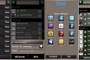 IMO instant messaging app updated, now with group messaging.