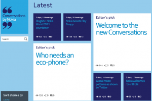 Nokia going Metro: New Conversations website