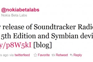 SoundTracker Updated at Nokia Beta Labs, compatibility for S^1, Anna and Belle.