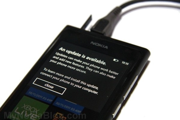 Nokia Lumia 800 update coming next week? Available for some now?