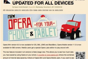 MeeGo gets Special “Opera Labs” edition of browser (Update: False Alarm?)