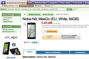 White N9 64GB available, in stock to order at Expansys.hu