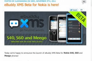 eBuddy XMS Beta for Nokia – Sign up Now!