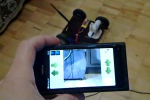 Video: Nokia N9 and WiFi Controlled Car (with video stream)