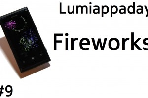 Lumiappaday #9: Fireworks demoed on the Nokia Lumia 800