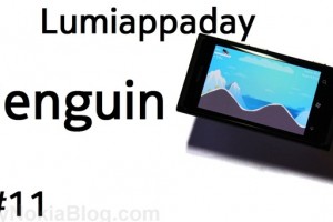 Lumiappaday #11: Penguin demoed on the Nokia Lumia 800