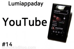 Lumiappaday #14: YouTube demoed on the Nokia Lumia 800