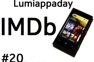 Lumiappaday #20: IMDb demoed on the Nokia Lumia 800