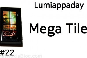 Lumiappaday #22: Mega Tile demoed on the Nokia Lumia 800