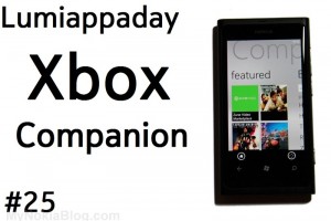 Lumiappaday #25: Xbox Companion demoed on the Nokia Lumia 800