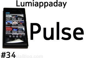 Lumiappaday #34: Pulse demoed on the Nokia Lumia 800