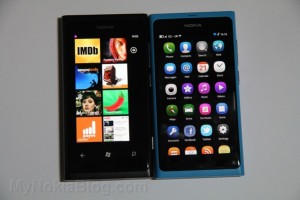 User Comparison of Nokia Lumia 800 and Nokia N9