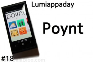 Lumiappaday #18: Poynt demoed on the Nokia Lumia 800