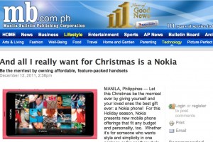 Manila Bulletin recommends Nokia N9 on the top of your wish list this Christmas