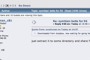 Symbian Belle leaked for Nokia E6?