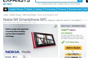 Massive Nokia N9 Price Drop at Expansys – Â£369.99 – Limited stock so hurry!