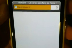 Video: Helium Web Browser running on white Nokia N9