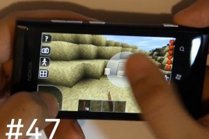 Lumiappaday #47: Survivalcraft demoed on the Nokia Lumia 800 #Minecraft