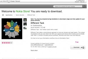 Different Tack Twitter app with a twist, available for Nokia N9