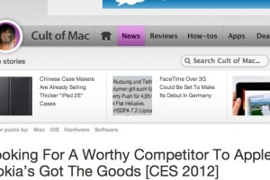 CultofMac: Nokia Lumia 900 – the best phone that isn’t iPhone, worthy, A-Class competitor (Android B-minus)..