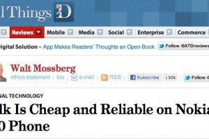 Walt Mossberg: Nokia Lumia 710 – “good value for the money”