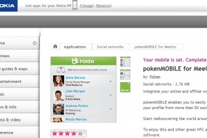 Poken for MeeGo Nokia N9 available at Nokia Store