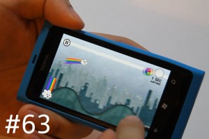 Lumiappaday #63: Rainbow Rapture demoed on the Nokia Lumia 800