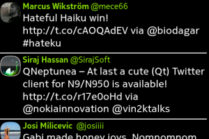 N9Apps: QNeptunea (QT Twitter Client)