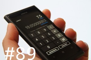 Lumiappaday #89: Unit Converter on the Nokia Lumia 800