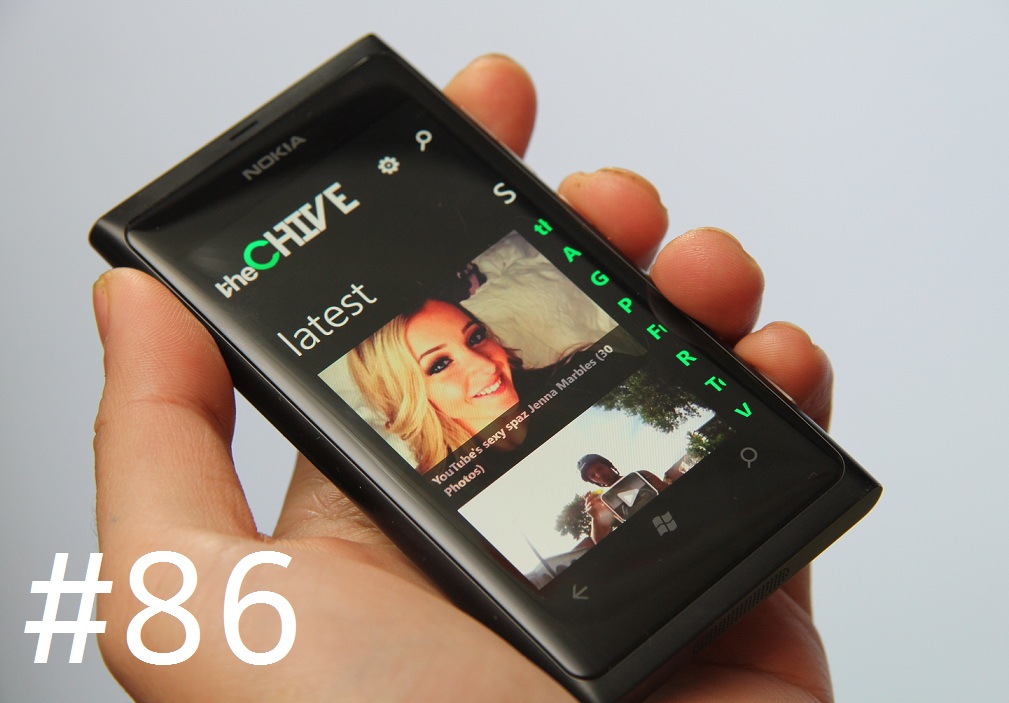 Lumiappaday 86 theCHIVE demoed on the Nokia Lumia 800