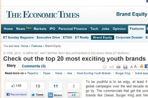 Nokia in top 20 of Most Exciting Youth Brands of India (Spoiler: Number 1)