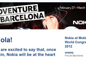 Â¡Hola! Nokia MWC Mail: “Nokia Adventure in Barcelona!”