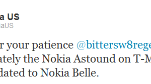 No Belle for Nokia Astound :'(