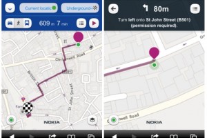 Voice Guided Turn by Turn Nokia Maps for iOS and Android