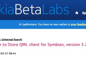 Update: Nokia Store QML client for Symbian, version 3.24.053