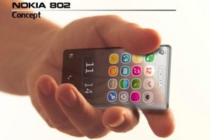 My Dream Nokia #48: Nokia 802, Symbian Concept Transparent phone.