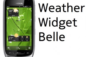 Weather Widget Officially available for Nokia Belle at Nokia Beta Labs