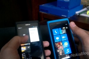 N9 Vs Lumia 800- Gestures/Swipe, Status Bar & Multi-Tasking #MeegoVsWindows