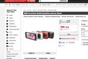Nokia 808 PureView and Lumia 900 pre-order at Verkkokauppa, Finland