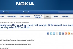 Over 2 Million Nokia Lumia Units but lower outlook for Nokia Devices & Services. Q1 report April 19.