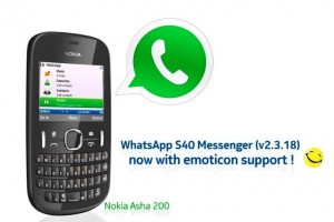 Whatsapp updated for S40 to V2.3.18