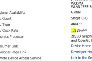 Nokia 700 processor details updated to 1.3GHz