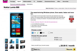 Nokia Lumia 900 available for pre-order at DNA Finland