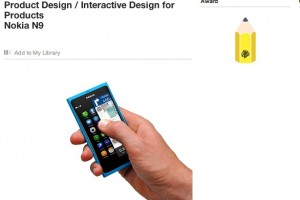 Nokia N9 wins Design and Art Direction award; coveted Yellow Pencil for interactive design.