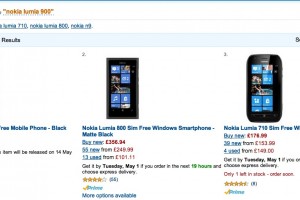 Nokia Lumia 900, Pre-Order at Amazon UK