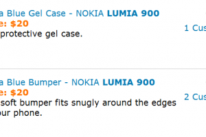 Cyan Lumia 900 Case Out of Stock; Sign of 900s Still Selling Strong?