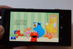 Lumiappaday #188: 100th Day Of School  demoed on the Nokia Lumia 800 (Elmo, Sesame Street)