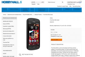 Nokia 808 PureView in Finland, HobbyHall for early June, India also for first week of june